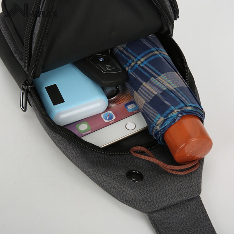 Túi đeo chéo nam TD2810 vải Polymer 6-6 chống thấm nước cao cấp, túi đeo vai nam đi chơi, du lịch, dã ngoại. | WebRaoVat - webraovat.net.vn