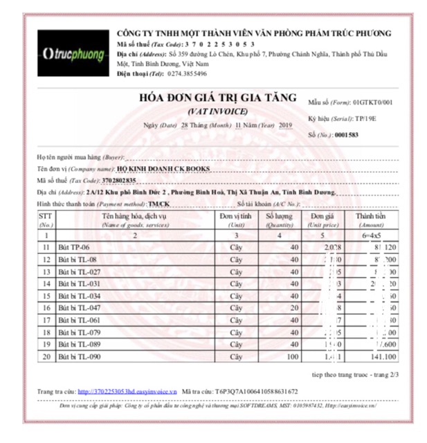 Bút lông dầu Thiên Long PM-09