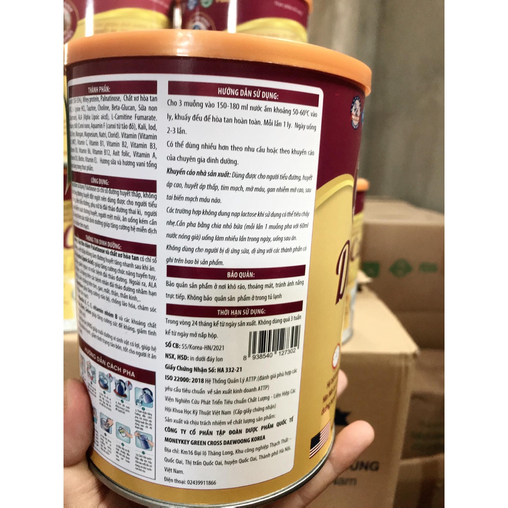 SỮA DIABETS CARE GOLD Sản Phẩm Dinh Dưỡng Cho Người Huyết Áp Tim Mạch Tiểu Đường ( Hộp 900GR)