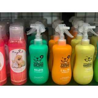 🇺🇸 XỊT TẮM KHÔ DƯỠNG LÔNG CHO CHÓ MÈO WAGS WIGGLES DRY SHAMPOO SPRAY 355ML