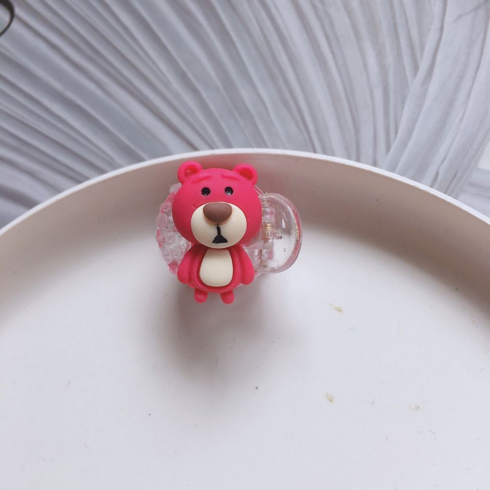 Kẹp Tóc Mini Hình Gấu / Dâu / Trái Cây Dễ Thương Cho Bé Gái