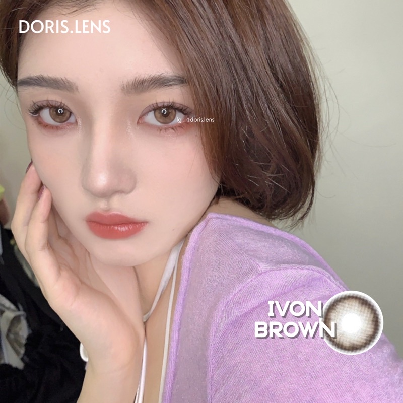 Kính Áp Tròng DORIS.LENS - IVON Brown 14.5mm