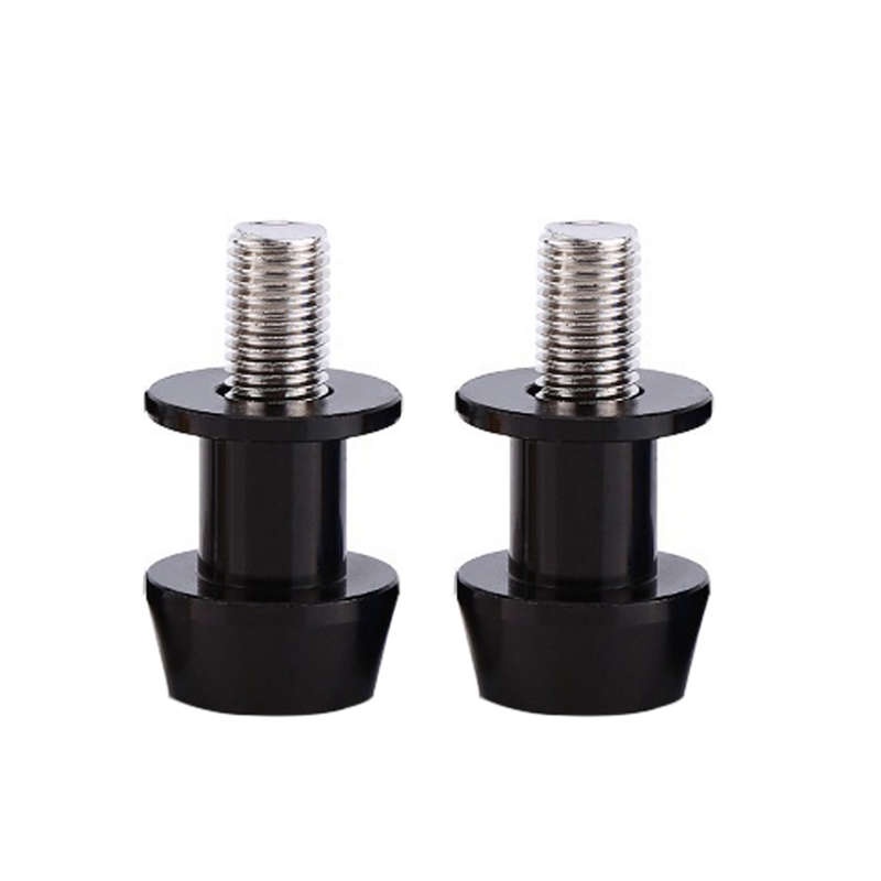 Set 2 Ốc Vít M6 X1.5 Cnc Màu Đen Cho Yamaha Fz01 Fz03 Fz09 Fz10 Yzf R1 R3 R6 R25 R125 R6S Fz1 Fz6 Fz8 Fzs1000 Fzs