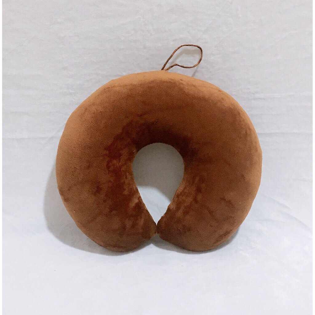 Gối văn phòng - chữ u trơn - gối tựa đầu