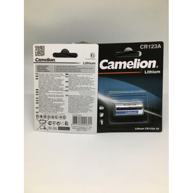 Pin CR123 Camelion lithium 3V vỉ 1 viên