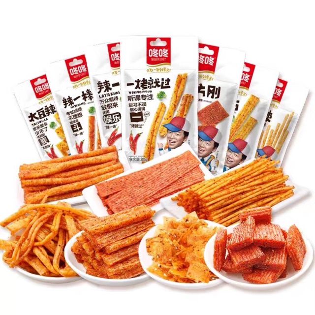 Tăm cay, que cay Dong Dong đậm vị tuổi thơ - que xoắn