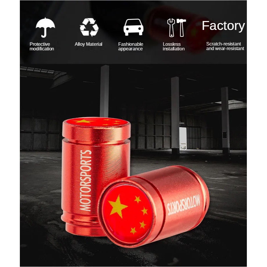 Nắp van bánh xe hơi bằng hợp kim nhôm chất lượng cao tiện dụng