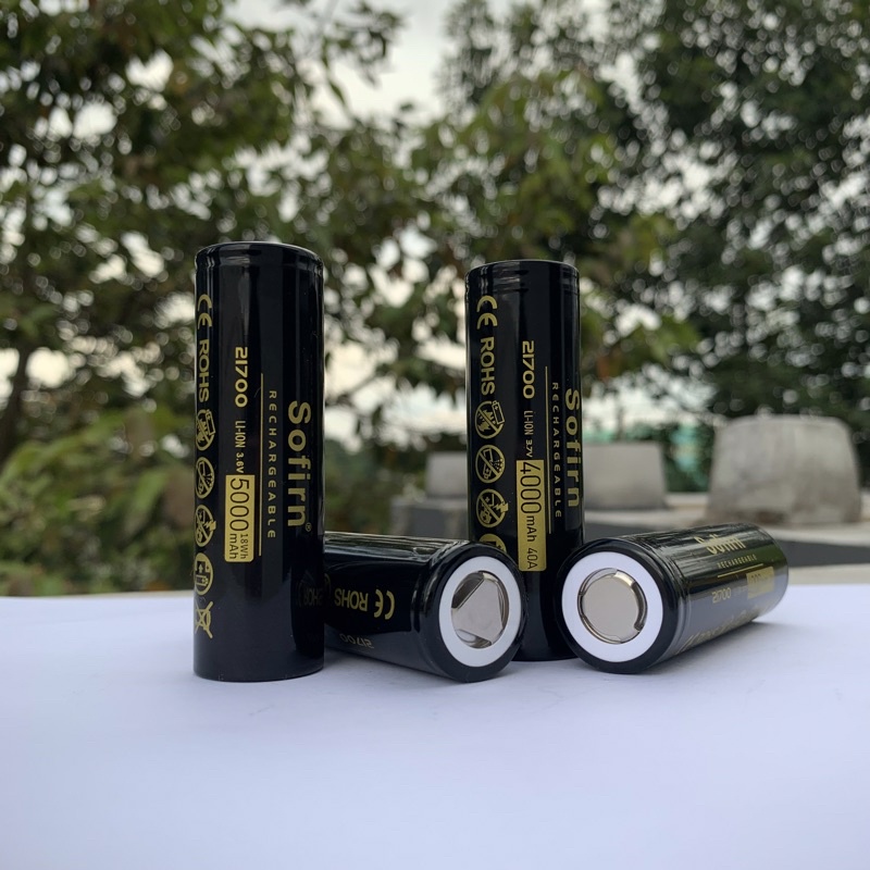 Pin sạc Li-ion 3.7V 21700 Sofirn 40A 4000mAh Pin Sofirn 21700 5000mAh Chính Hãng