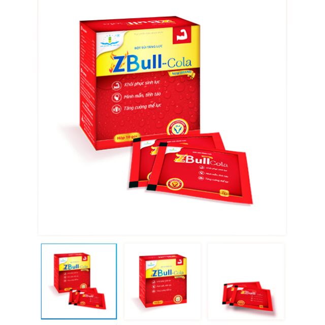 Bột sủi tăng lực ZBull - Cola