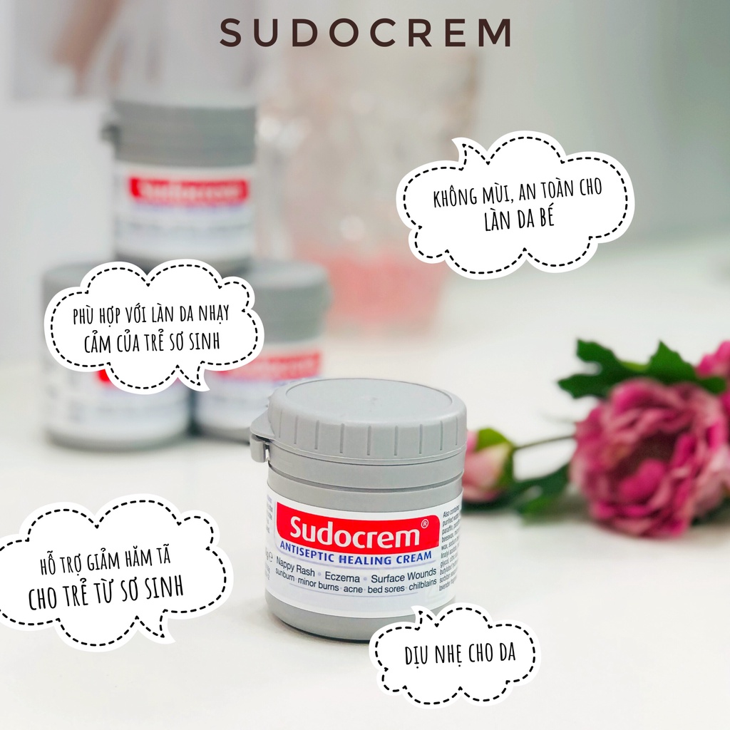 Kem chống hăm tã cho bé Sudocrem 60g của Anh bảo vệ làn da cho bé - Ponybaby Store