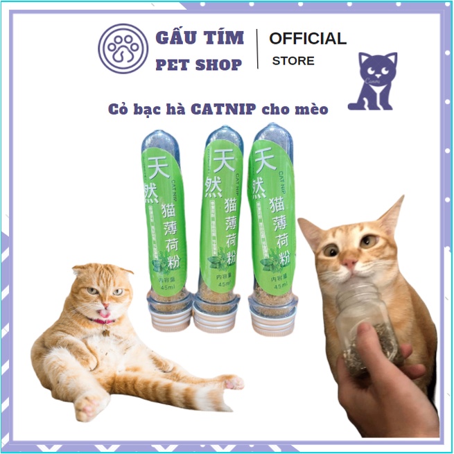 [Mã PET50K giảm Giảm 10% - Tối đa 50K đơn từ 250K] Catnip cỏ bạc hà mèo 45ml