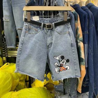 Quần jean ngố mickey
