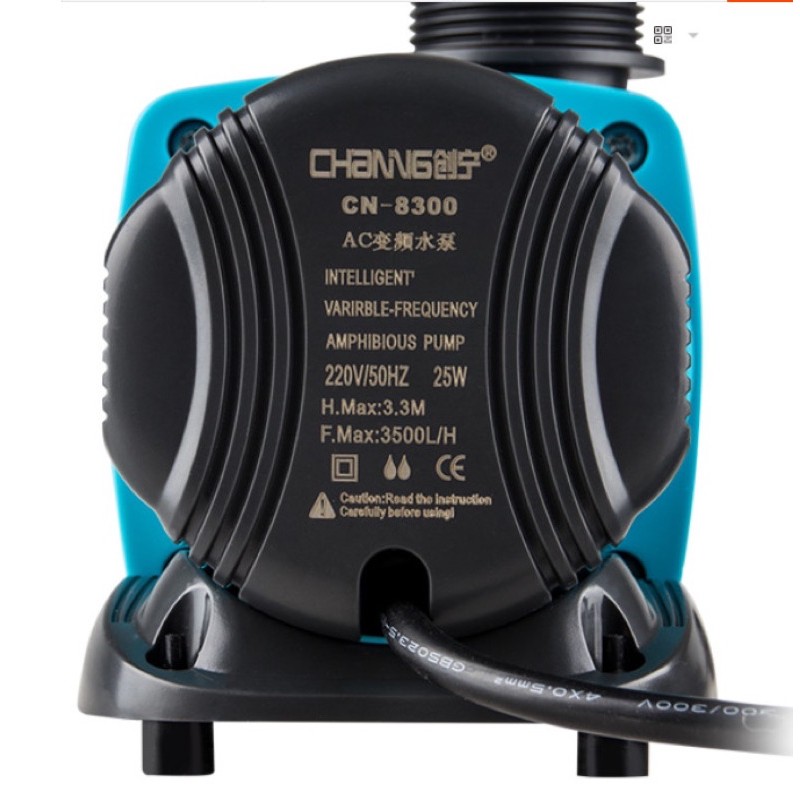 Bơm Chaning 2000L 13W AC - Bơm Chaning 2500L 18W AC - Bơm Chaning 3500L 25W AC - Bơm Chaning 6000L 40W AC