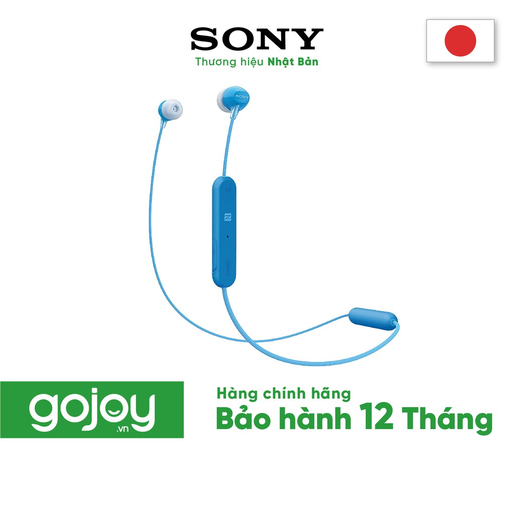 Tai nghe không dây SONY WI-C300/LZE màu xanh chính hãng - Bảo hành 12 tháng