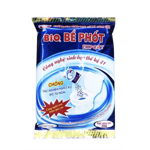 Bio bể phốt - CHỐNG tắc nghẽn bồn cầu tự hoại