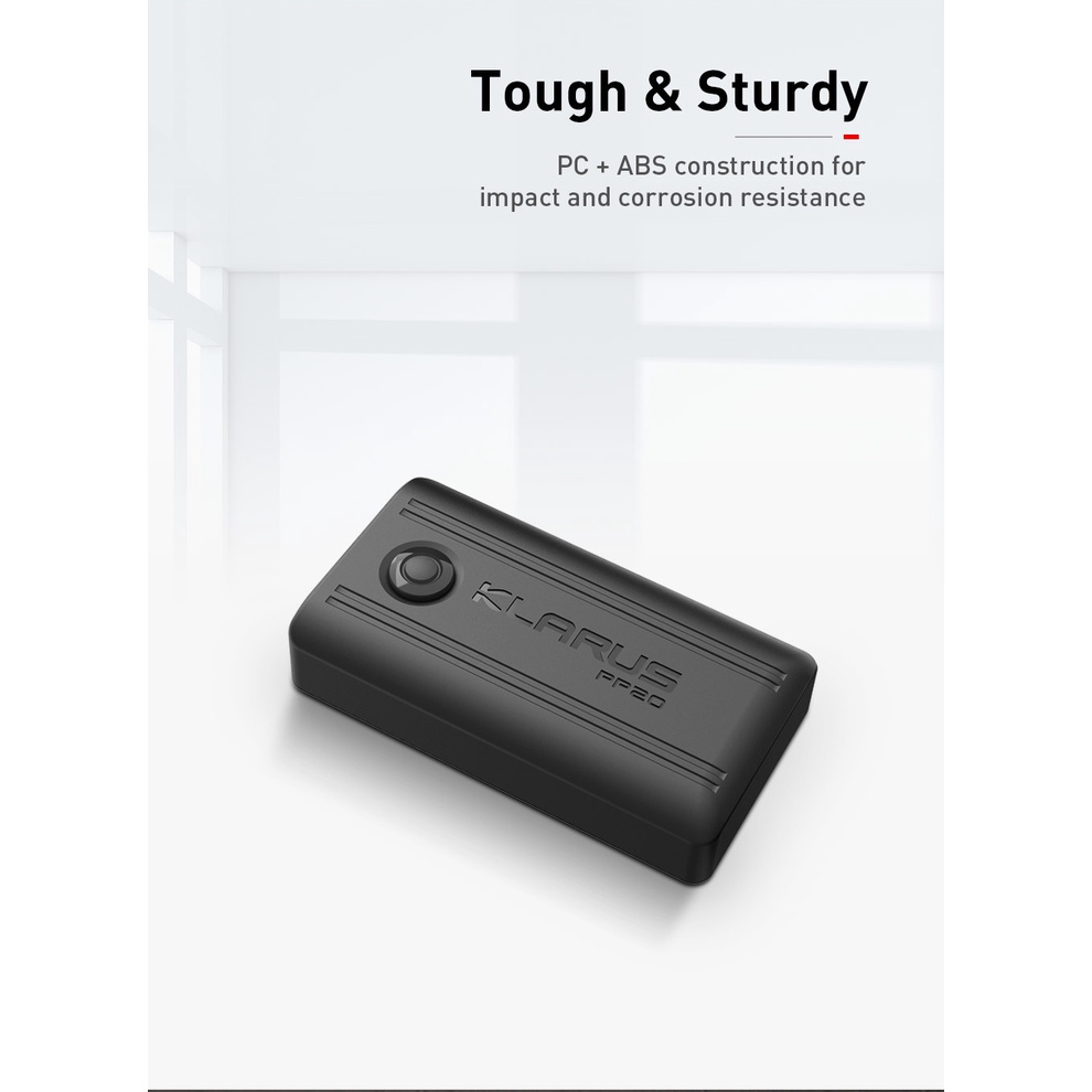 Hộp pin sạc KLARUS PP20 dung lượng 2000mAh dành cho đèn KLARUS HR1 PLUS