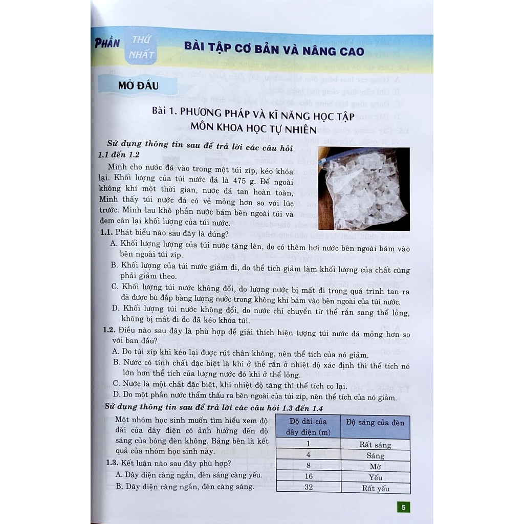 Sách - Bài tập cơ bản và nâng cao khoa học tự nhiên 7 - Cao Cự Giác