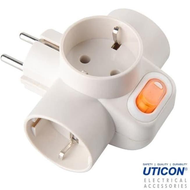 Phích Cắm Điện Sinte Sc382 T Arde Uticon Có Công Tắc On Off