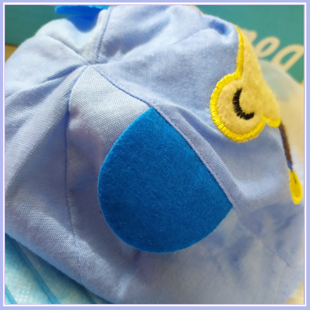 Mũ kèm khăn voan cho bé sơ sinh (0-12 tháng)- bảo vệ an toàn cho bé