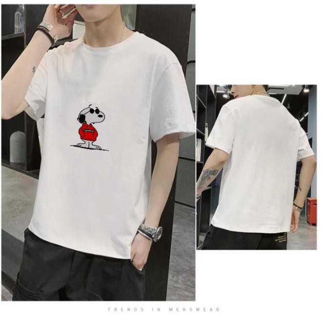 Áo phông nam nữ tay lỡ dáng rộng Unisex Snoopy Màu Vàng Siêu Đẹp áo thun unisex streetwear tee basic  ྇