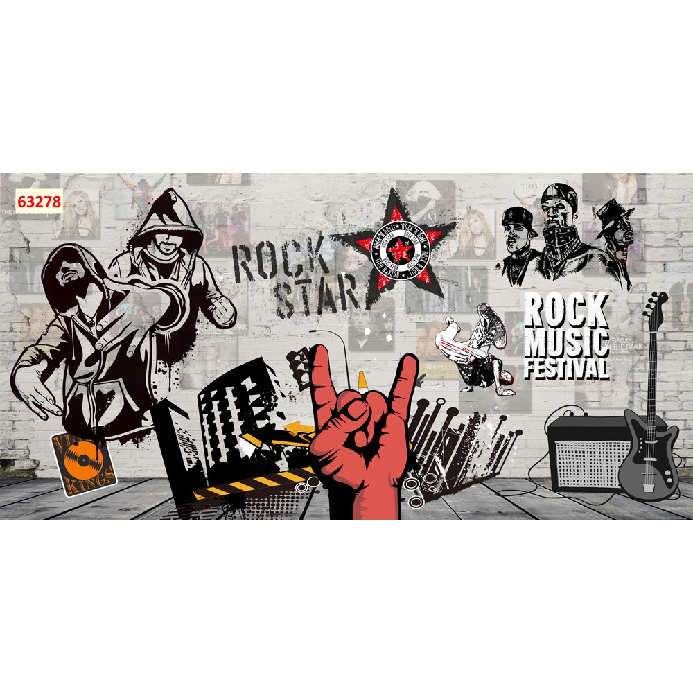 Tranh Billiards 3D dán tường kích thước lớn