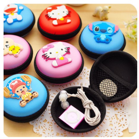 Hộp đựng tai nghe hoạt hình kute