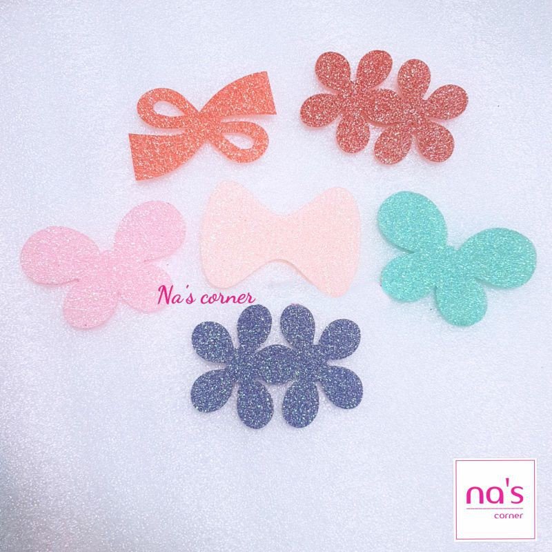 Miếng dán tóc dán mái tự dính nhũ kim tuyến giúp cố định tóc cho trang điểm rất tiện lợi màu vintage