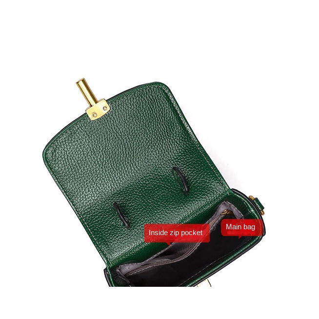 Mobile Túi Đeo Chéo Da PU Dáng Vuông Nhỏ Màu Trơn Thời Trang Xinh Xắn Cho Nữ