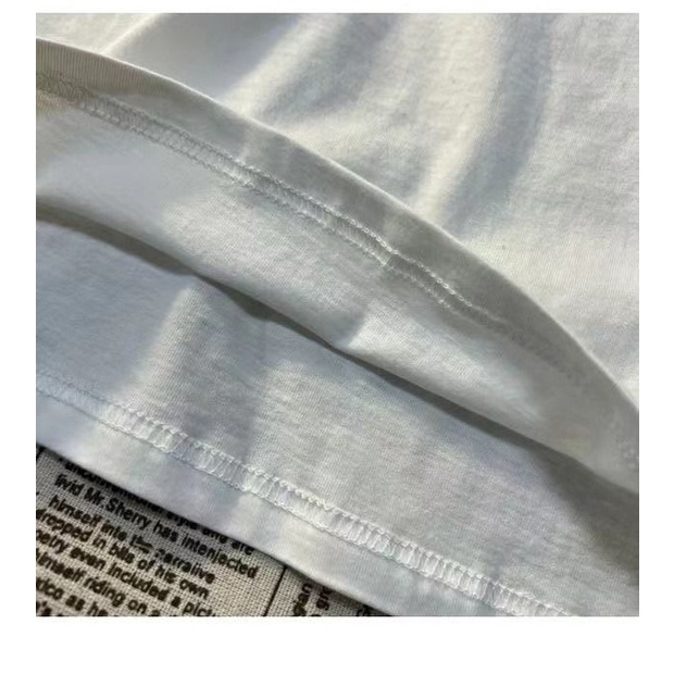 Áo Thun cotton Ngắn Tay Dáng Rộng In Hình Mèo Hoạt Hình Phong Cách retro Cho Nam Và Nữ