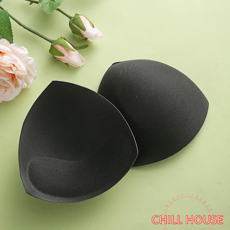 1 đôi đệm mut bra hình TAM GIÁC mút mỏng, mềm nâng ngực CHILL HOUSE