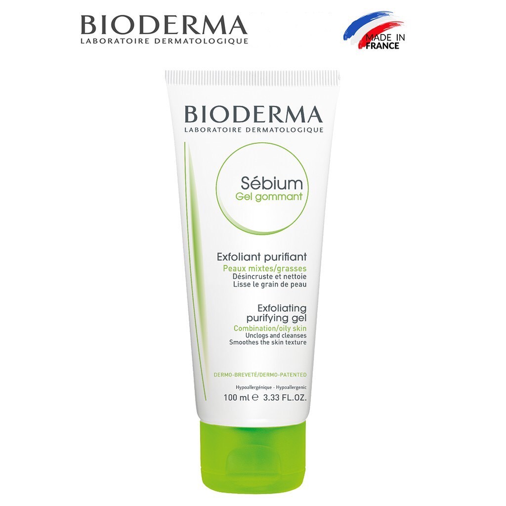 (Nhập khẩu chính hãng) Gel tẩy tế bào chết làm mịn da Bioderma Sebium Gel Gommant - 100ml