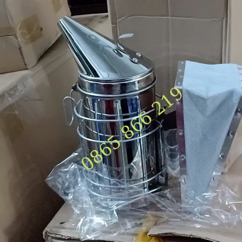 Bình Xịt Khói inox - Bình Hun Khói Thăm Ong Mật ảnh thật