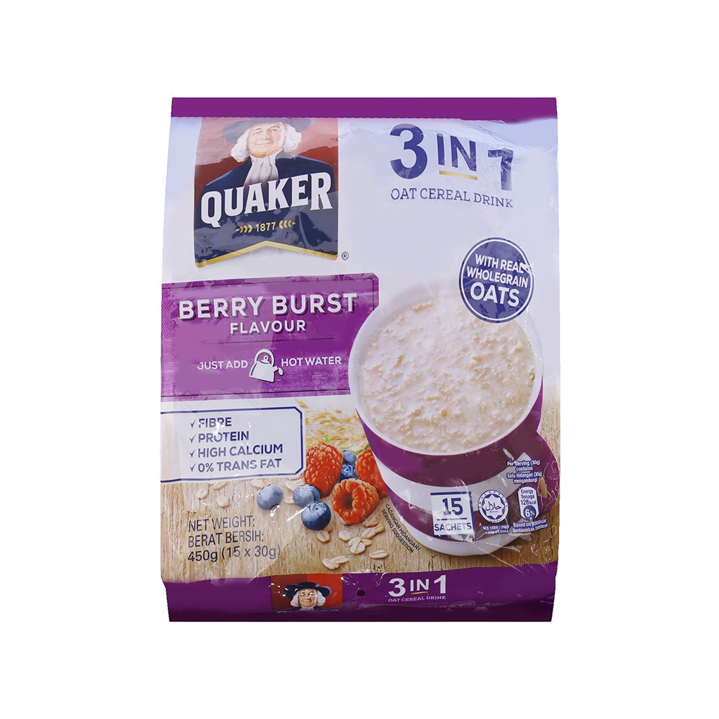 [Đủ Vị] Thức uống yến mạch 3 trong 1 Quaker