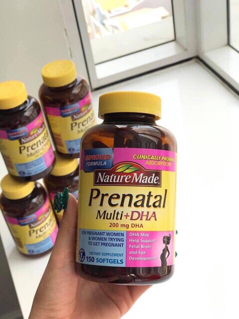 Viên bổ cho người mang thai Nature Made Prenatal Multi + DHA | BigBuy360 - bigbuy360.vn