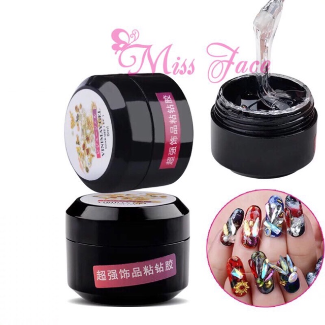 Hũ gel đính đá nhỏ