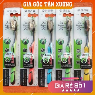 Gía sỉ Combo 5 bàn chải than tre hàn quốc.
