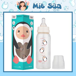 Bình sữa Agi cổ hẹp 250ml  Mít Sữa