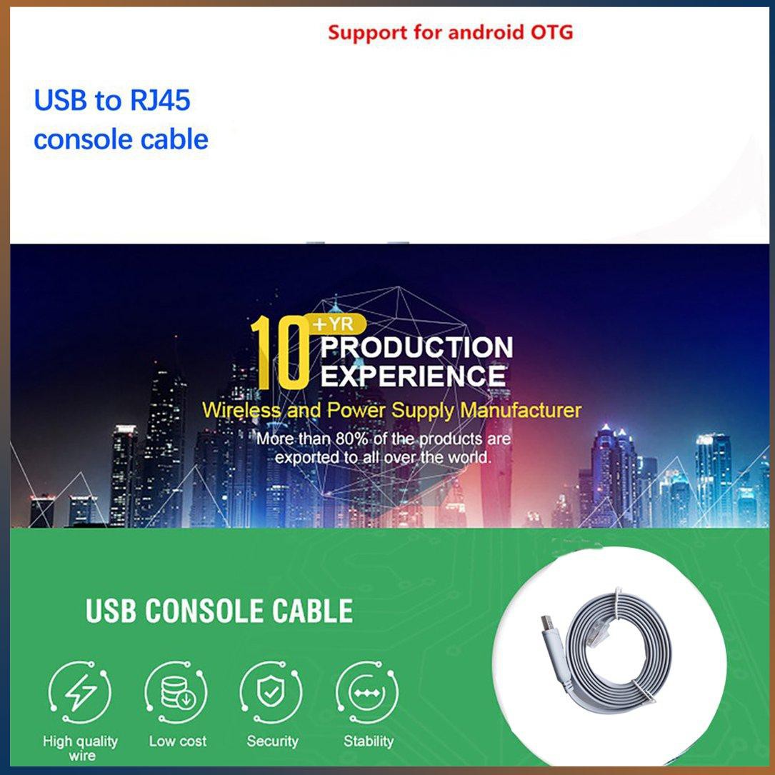 Dây Cáp Chuyển Đổi Usb 3.12 Sang Rs232 Serial Sang Rj45 Cat5 Cho Cisco Routers Ftdi