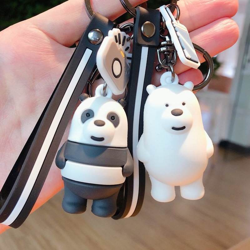Bộ 3 Móc Khóa Hình Anh Em Nhà Gấu Đáng Yêu Mkdt36