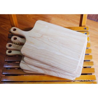 Thớt gỗ decor chữ nhật (23x16.5) mã 16