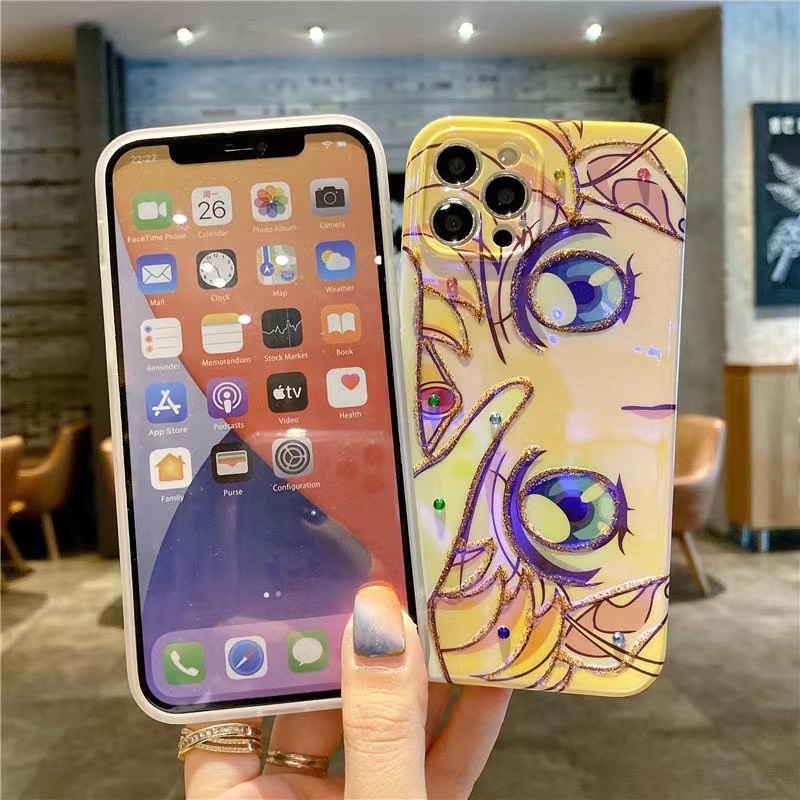 Ốp Điện Thoại Mềm Hình Thủy Thủ Mặt Trăng Cho iPhone11 12Pro Xsmax X / XS 7 / 8plus XR SE2020 13Pro 14