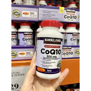 Viên uống coenzyme q10 kirkland signature coq10 100 viên; hsd 2025