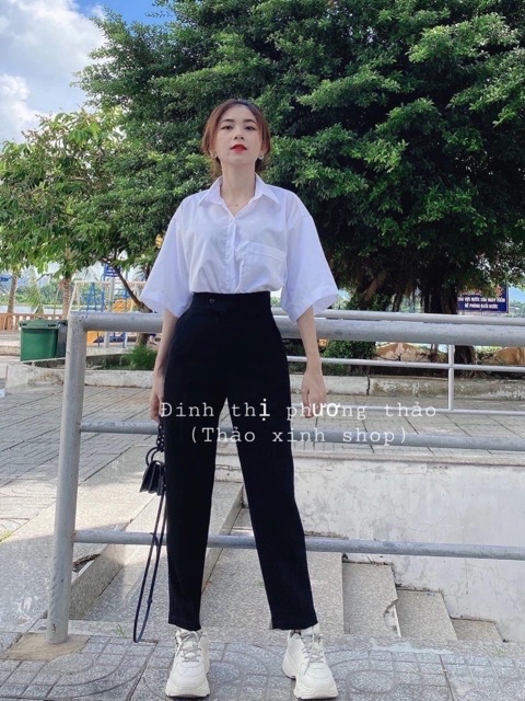 [Mã FAMAYWA giảm 10K đơn 50K] 💦Quần baggy💦 công sở dáng mới L008 | BigBuy360 - bigbuy360.vn