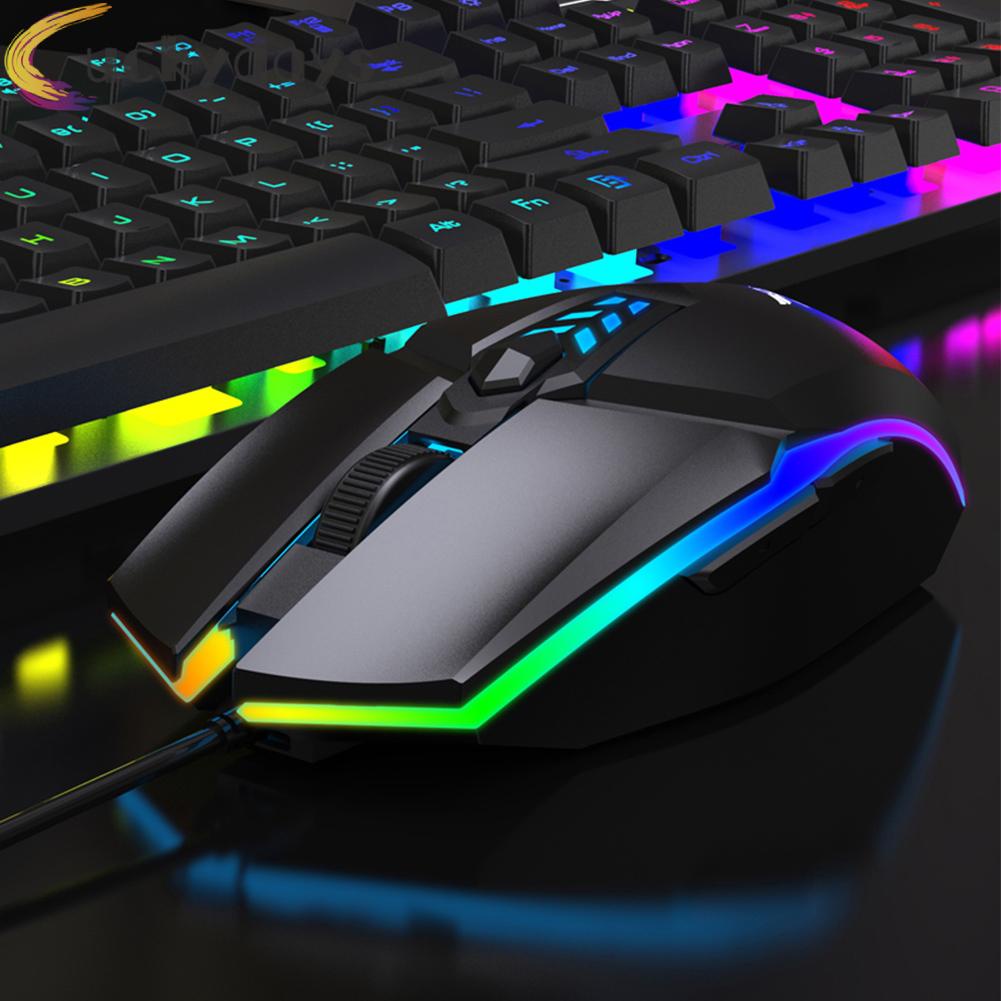 LUCKYDAYS ZERODATE G1 RGB Wired Gaming Mouse Optical Mice for Laptop Desktop Computer