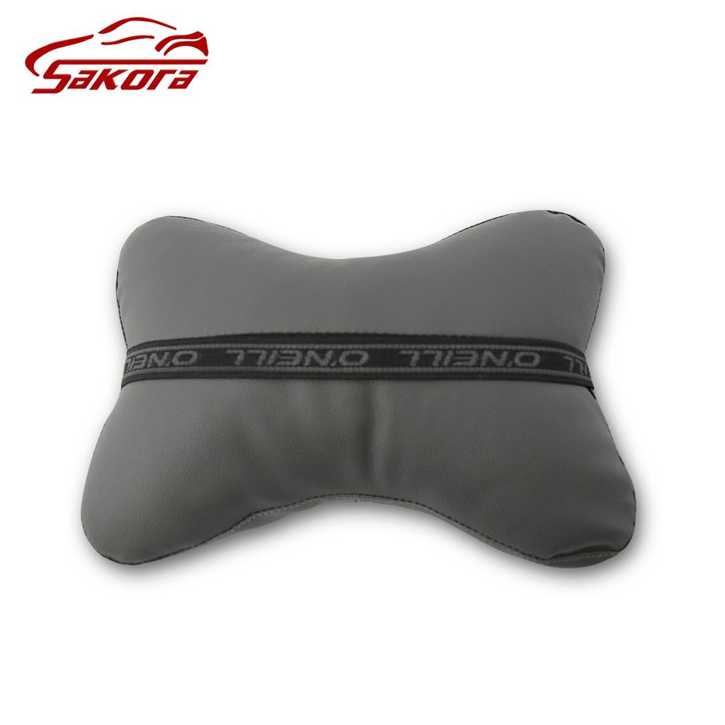 [HCM] 2pcs gối tựa đầu dành cho ghế ô tô xe hơi xe tải bằng sợi bông bọc giả da mền mại bảo vệ cổ gáy[ZT N23]