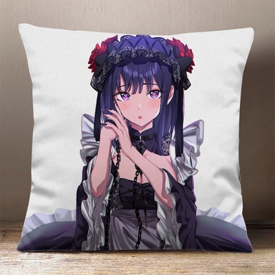 (nhiều mẫu) Gối IN HÌNH My Dress-Up Darling Cô búp bê đang yêu anime chibi gồm cả vỏ và ruột êm ái chất đẹp