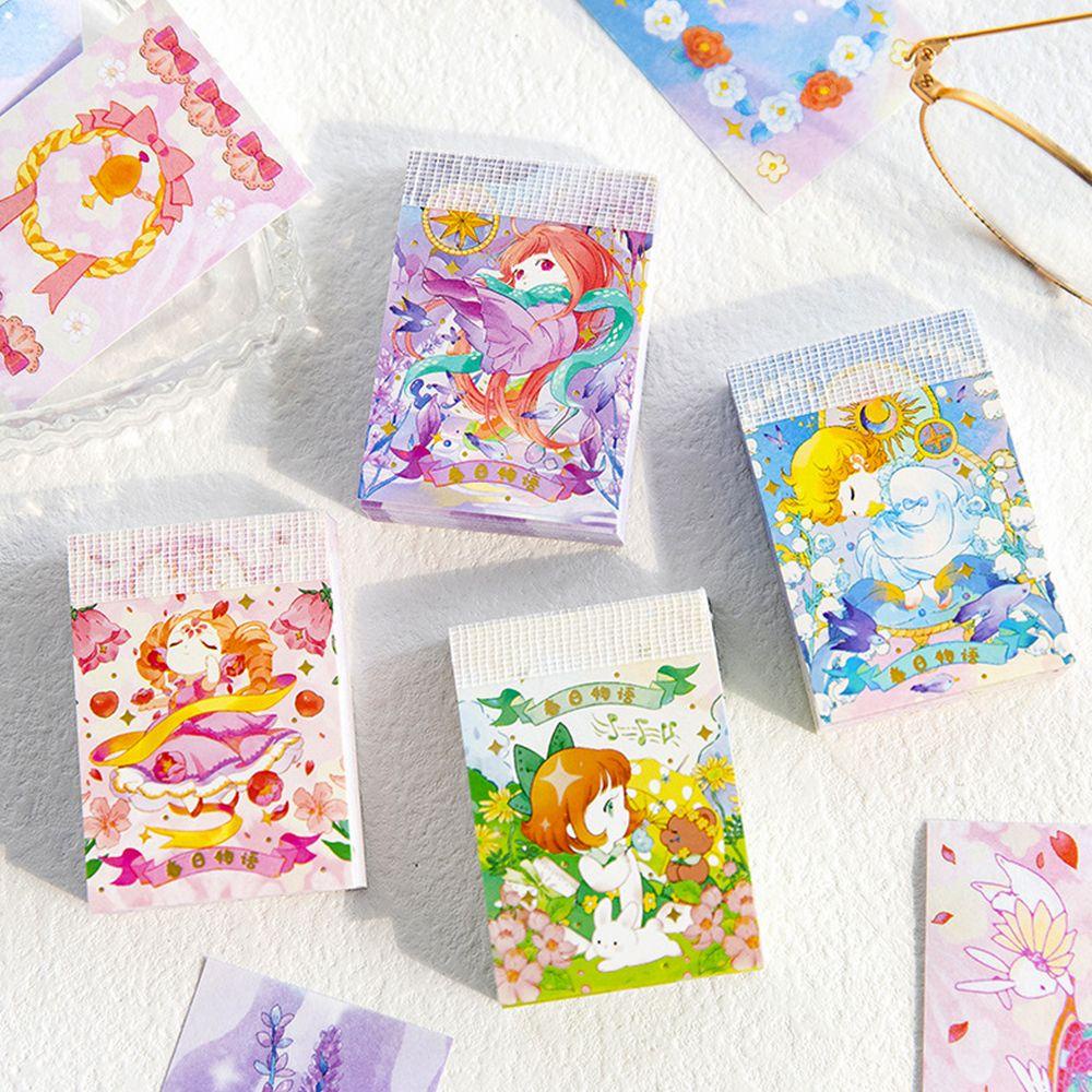 Set 1 / 50 Tờ Sticker Giấy Dán Trang Trí Điện Thoại / Nhật Ký
