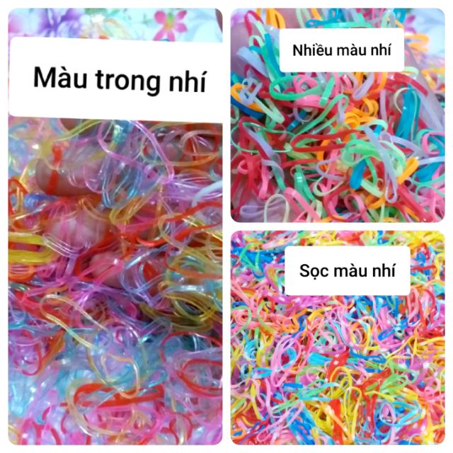 🍁0.5kg Thun buột tóc nhí cho bé tóc ít