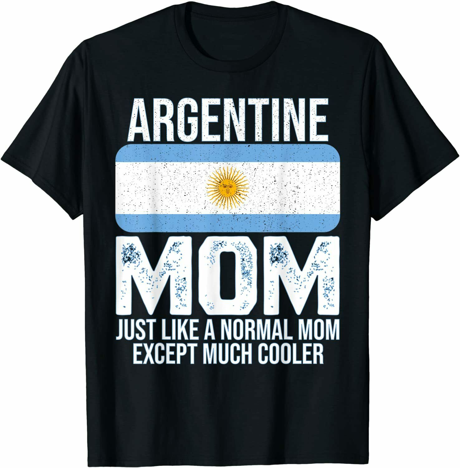 Áo Thun In Hình Cờ Argentina Gentina Phong Cách Retro Cho Ngày Của Mẹ