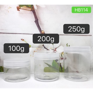 Hủ pet nhựa 100g, 200g, 250g